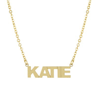 Name Plate necklace - DAKO Jewelry Designs