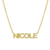 Name Plate necklace - DAKO Jewelry Designs