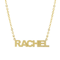 Name Plate necklace - DAKO Jewelry Designs