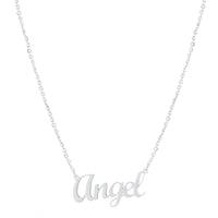 Silver nameplate necklace - On The Spot Jewelers