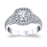 14 Karat Gold Diamond Engagement Ring - DAKO Jewelry Designs