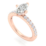 14 Karat Diamond Bridal Engagement Ring - DAKO Jewelry Designs