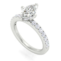 14 Karat Diamond Bridal Engagement Ring - DAKO Jewelry Designs