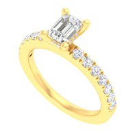 14 Karat Diamond Bridal Engagement Ring - DAKO Jewelry Designs