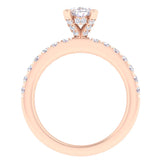 14 Karat Gold Diamond Bridal Engagement Ring - DAKO Jewelry Designs