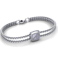 Diamond  Initial Bracelet - DAKO Jewelry Designs