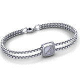 Diamond  Initial Bracelet - DAKO Jewelry Designs