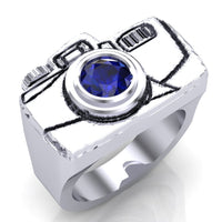 Camera Gold Ring - DAKO Jewelry Designs