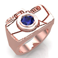 Camera Gold Ring - DAKO Jewelry Designs