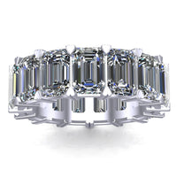 Eternity Emerald-Cut Ring - DAKO Jewelry Designs