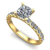 Cushion Engagement ring - DAKO Jewelry Designs