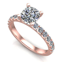 Cushion Engagement ring - DAKO Jewelry Designs