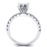 Cushion Engagement ring - DAKO Jewelry Designs