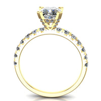 Cushion Engagement ring - DAKO Jewelry Designs