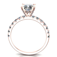 Cushion Engagement ring - DAKO Jewelry Designs