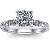 Cushion Engagement ring - DAKO Jewelry Designs