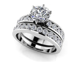 14 Karat Gold Diamond Engagement Set - DAKO Jewelry Designs